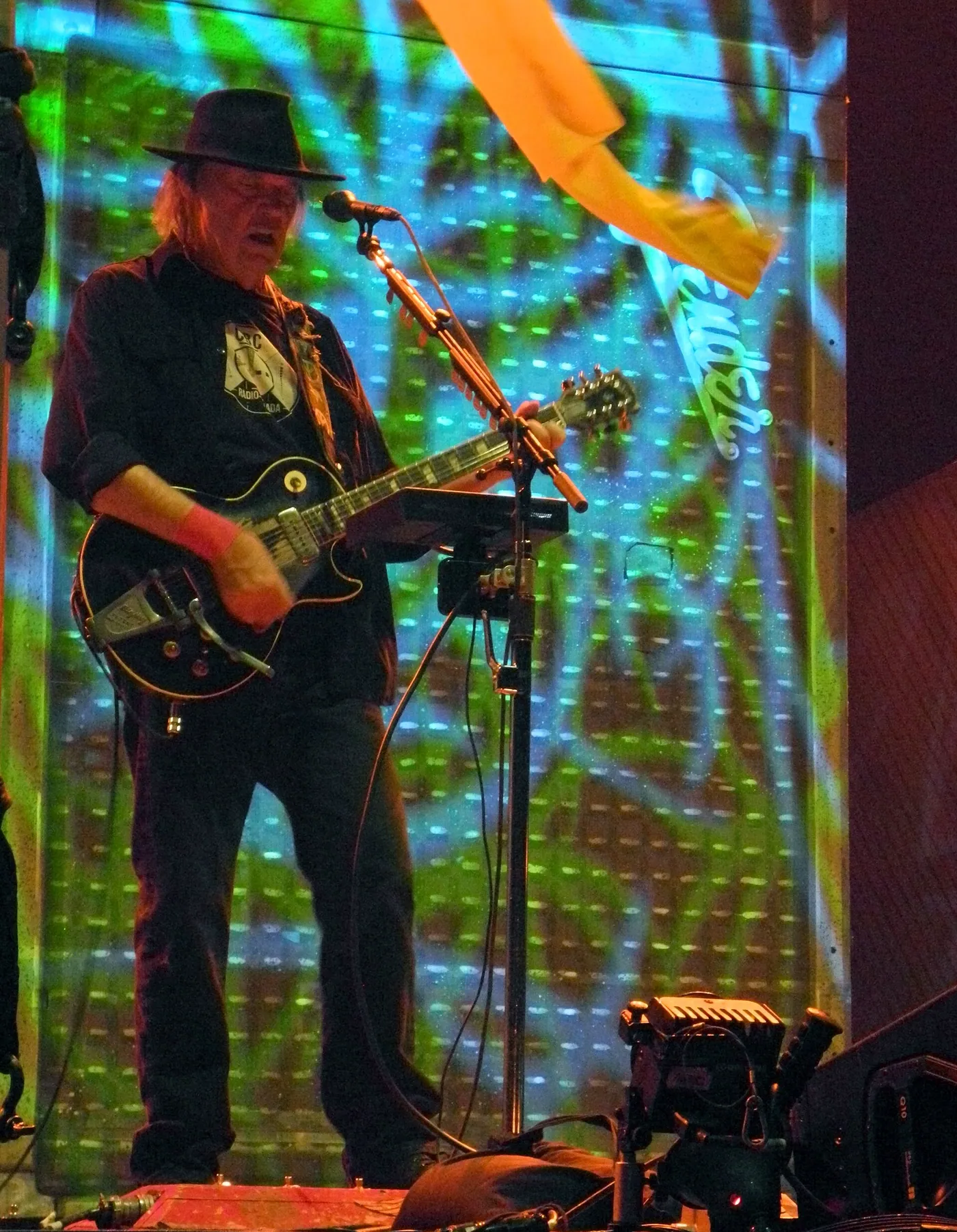 Neil Young performing in 2013.