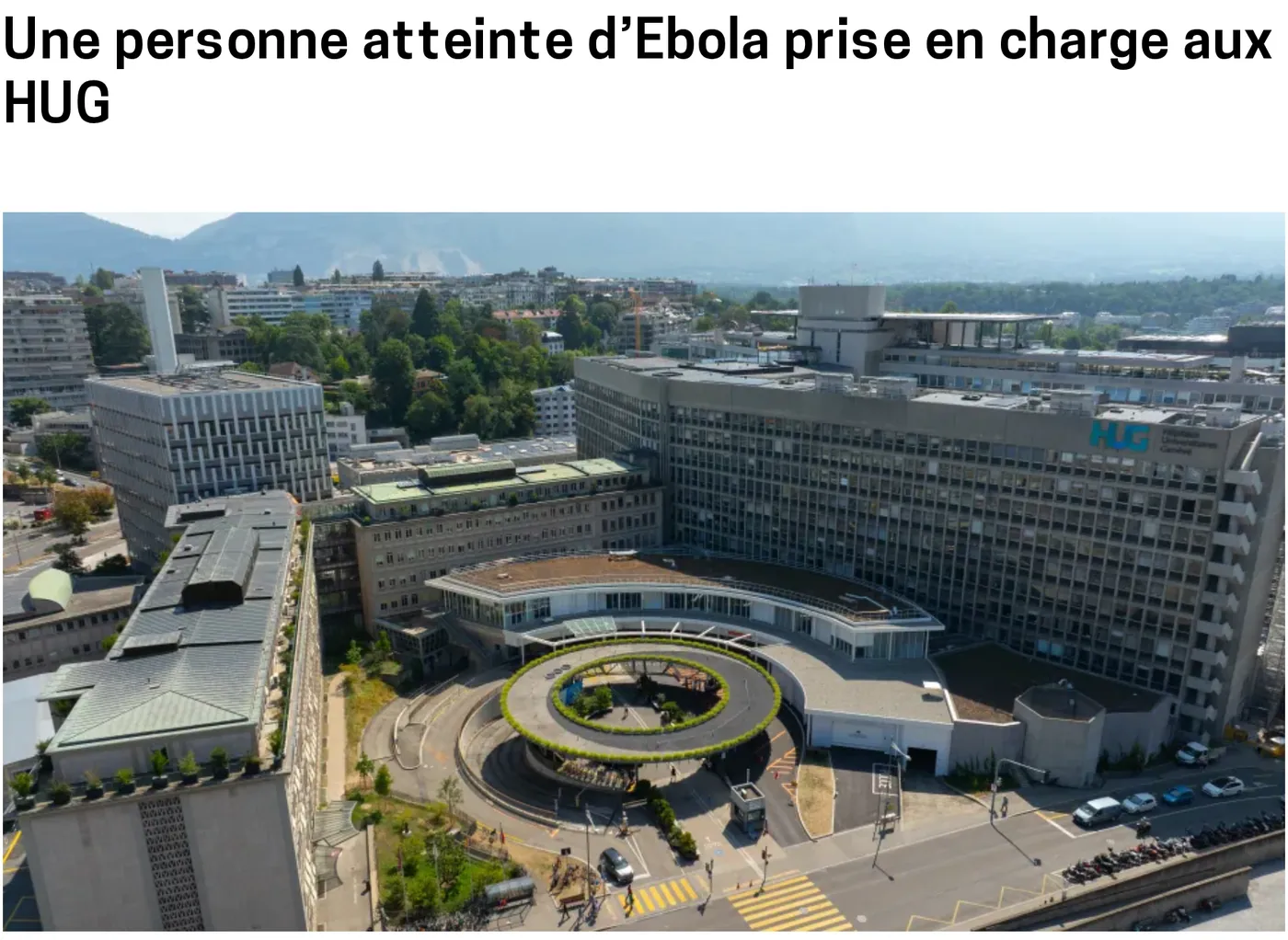 Geneva University Hospitals’ statement on the patient.